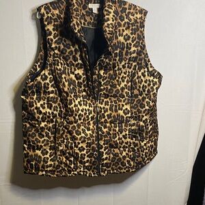 Charter Club Animal Print Women's Vest